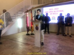 Exposición 100 Años de Futbol en Mula